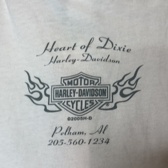 Harley Davidson Pink Snap Front Cap Sleeve Top SIZE SMALL - Picture 5 of 6